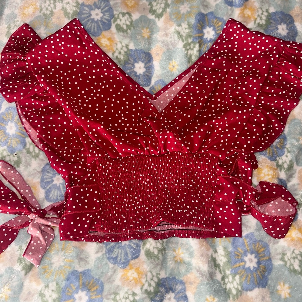 Shein Polka Dor summer top